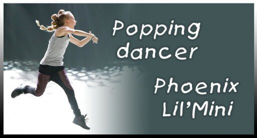 10-летний ребенок танцует. Popping dancer — Phoenix Lil’Mini